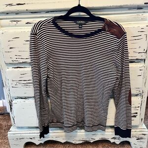 Lauren Ralph Lauren Striped Long Sleeve Shirt
